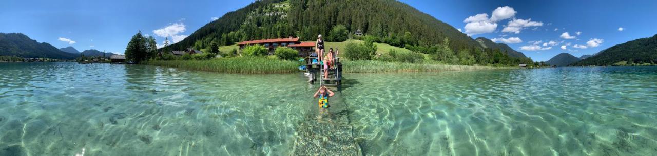 Haus Waldblick Apartman Weissensee Kültér fotó